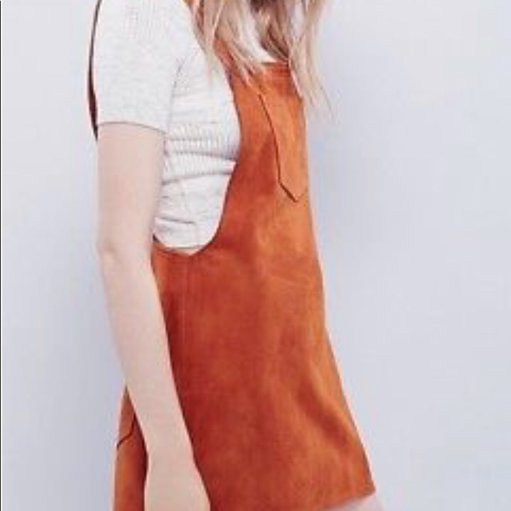 Sold!! Cheyann Benedict/ Free People Suede Jumper - Picture 3 of 6